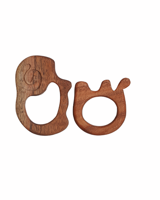 Teether Nature Set (Snail & Bird)